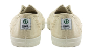 ZAPATILLA LONA INGLES SIN CORDONES SAND.