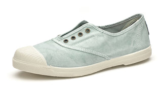 ZAPATILLA LONA INGLES SIN CORDONES AQUA