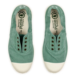 ZAPATILLA LONA INGLES SIN CORDONES ALBAHACA.