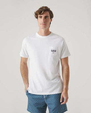 CAMISETA ANIMAL POCKET BLANCA