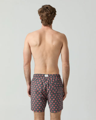 BAÑADOR LOGO GEOMETRIC KHAKI