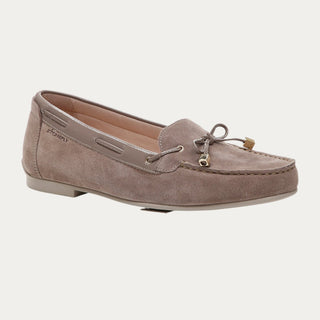MOCASIN CAPRI III 1 TERCIOPELO ANTE TAUPE