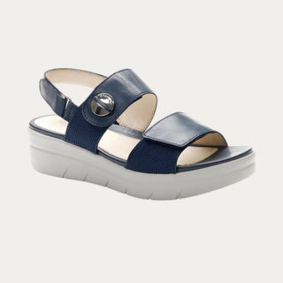 SANDALIAS DE CUÑA AQUA III 12 AZUL OSCURO