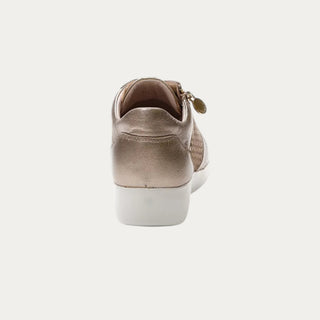 PASEO IV 27 LAMINATED LTH/VELOUR ORO