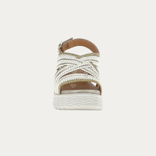 SANDALIAS DE CUÑA PARKY 17 BLANCO
