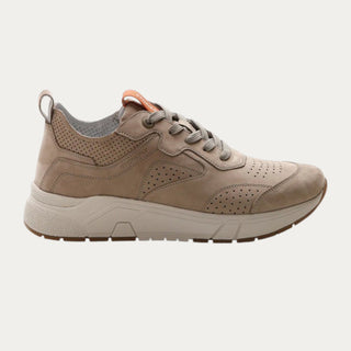 ZAPATILLA CORDON ACCION MARRON.