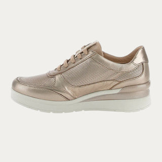 ZAPATILLA CREMALLERA CREAM 58 ORO