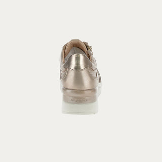 ZAPATILLA CREMALLERA CREAM 58 ORO