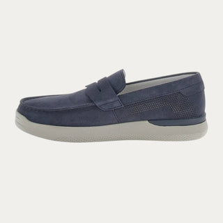 MOCASIN CUSTER AZUL.