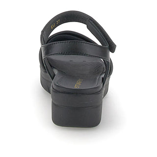 SANDALIAS DE CUÑA AQUA III 25 NEGRO.