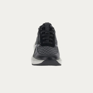 TWINS 2 GOAT LTH/VELOUR  NEGRO