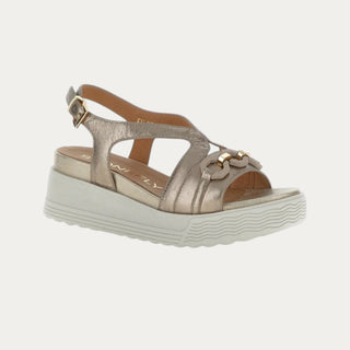 SANDALIAS DE CUÑA PARKY 31 ORO