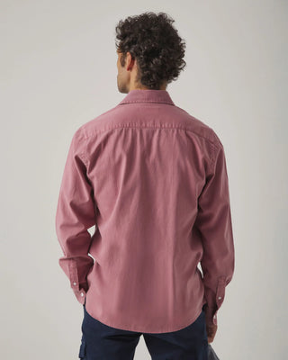 CAMISA SARGA BURDEOS