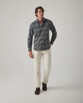 CAMISA MOSS TARTÁN KHAKI