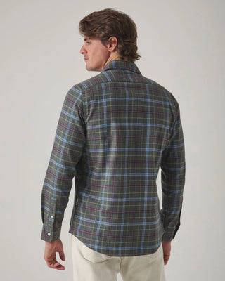 CAMISA MOSS TARTÁN KHAKI