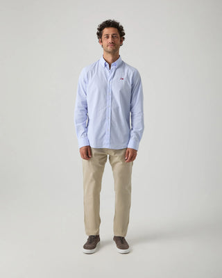 CAMISA VICHY CELESTE