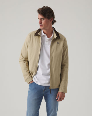 CHAQUETA CORTA SARGA BEIGE