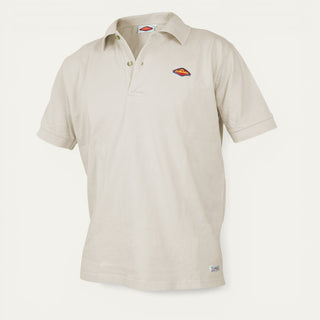 POLO MANGA CORTA PIQUE BEIGE