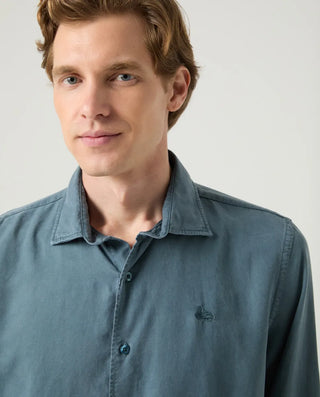 CAMISA FOREST TENCEL VERDE BOTELLA