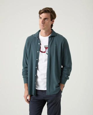 CAMISA JOY PIQUE MARINO