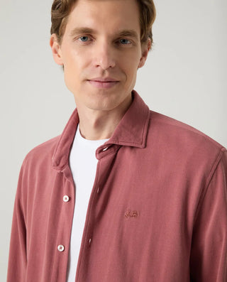 CAMISA JOY PIQUE BURDEOS