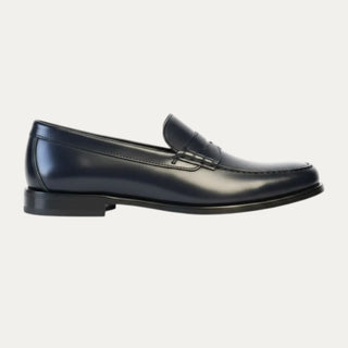 MOCASIN CASTELLANO DE PIEL AZUL