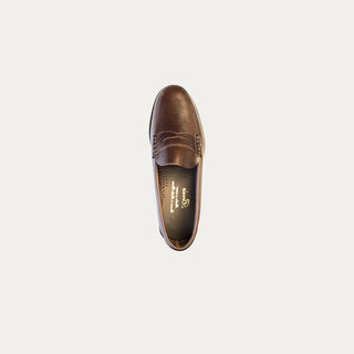 MOCASIN CLASICO DE PIEL SEMI ENGRASADA MARRÓN