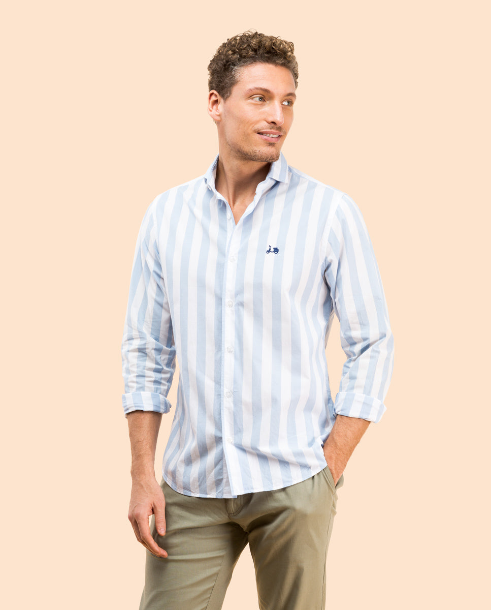 CAMISA MARE CELESTE