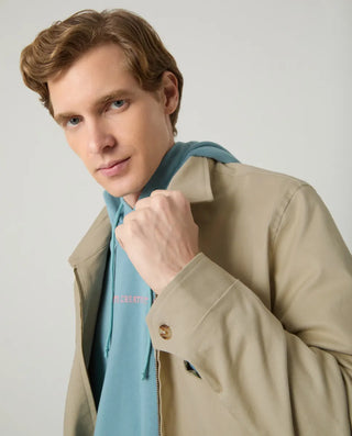 CHAQUETA CORTA SARGA BEIGE