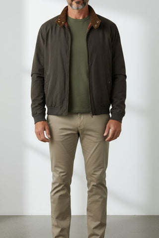 CHAQUETA ENCERADO VERDE