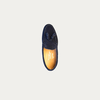 MOCASIN ANTE AZUL MARINO BORLAS