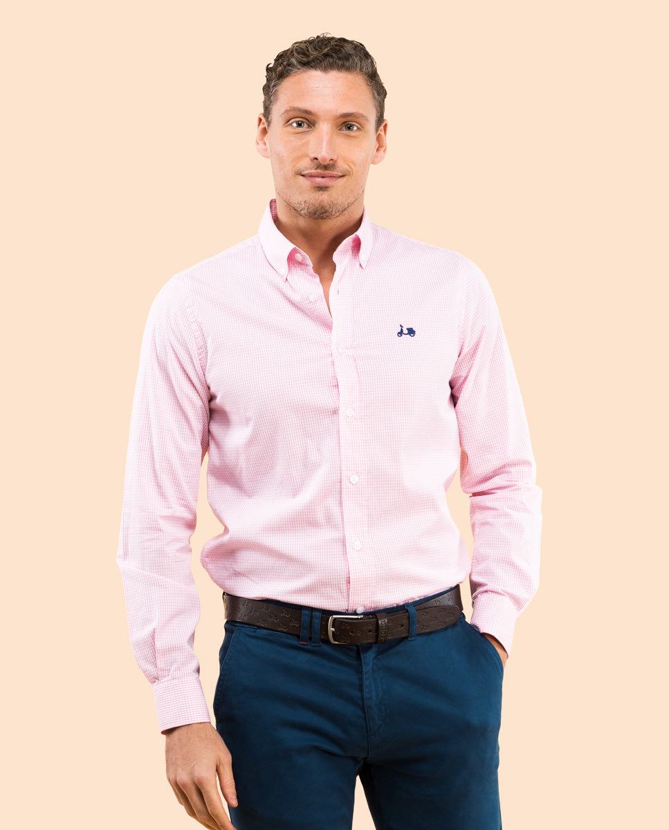 CAMISA VICHY ROSA