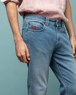 PANTALÓN COOPER VAQUERO DENIM CLARO