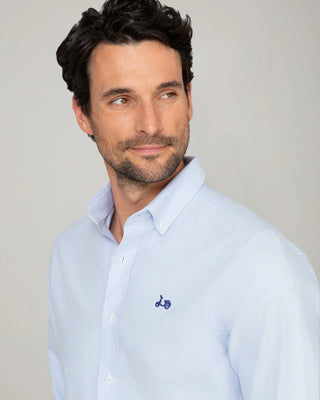 CAMISA OXFORD REGULAR CELESTE