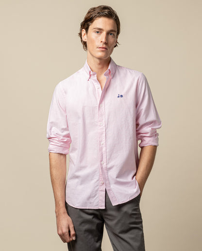 CAMISA OXFORD REGULAR ROSA