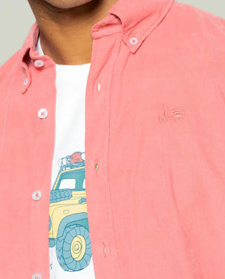 CAMISA WOOD CORAL