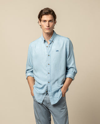 CAMISA TENCEL DENIM CLARO