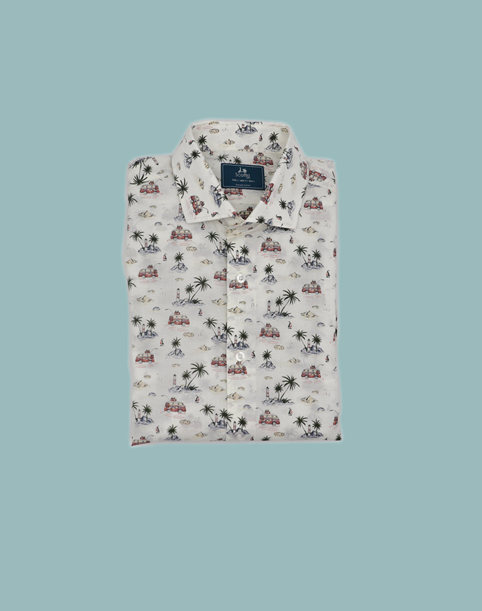 CAMISA FANTASÍA CARAVAN CRUDO