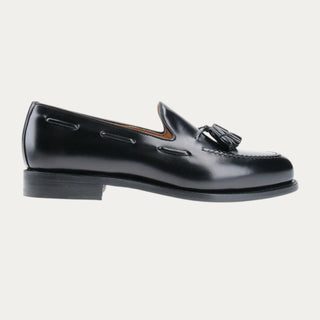 Mocasín Berwick 8491 Rois negro con borlas