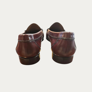 Parte trasera mocasín burdeos hombre Beviá