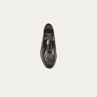 MOCASIN BANDA LIBERTY PIEL VACUNO BURDEOS