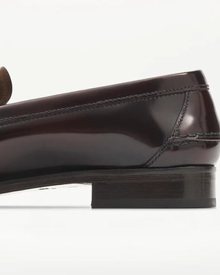 MOCASIN BANDA LIBERTY PIEL VACUNO BURDEOS