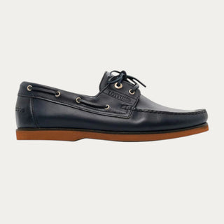 Náutico azul marino para hombre Lottusse de piel encerada