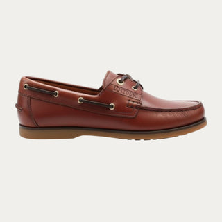 Náutico rojo cereza para hombre Lottusse de piel encerada
