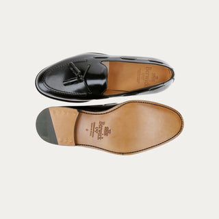 Suela Goodyear Welt del mocasín Berwick negro