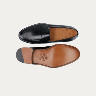 Suela Goodyear Welt del mocasín Berwick negro