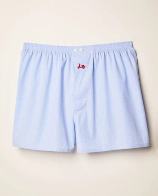 CALZONCILLO VICHY ORGÁNICO CELESTE