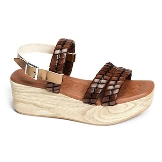 SANDALIA WOOD MARRON.