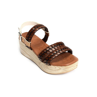 SANDALIA WOOD MARRON.