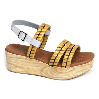 SANDALIA WOOD MOSTAZA.